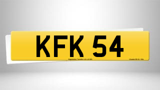 Registration KFK 54